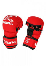 Zebra MMA rukavice Sparing, červené