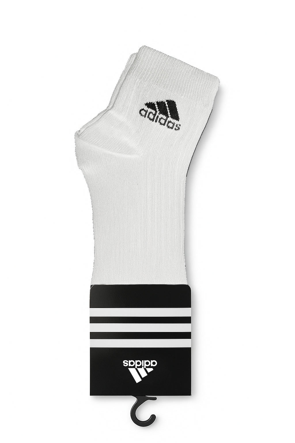 Adidas vyššie členkové športové ponožky, biele