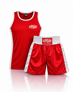 Katsudo boxing set Strikta tank top + trunks, red