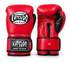 Katsudo box rukavice Profesional, červené