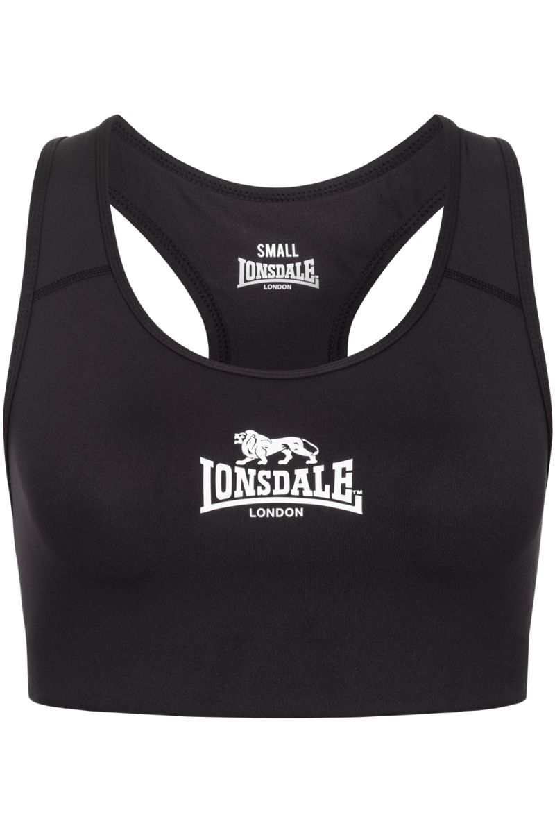 Lonsdale športová podprsenka Wardour, čierna