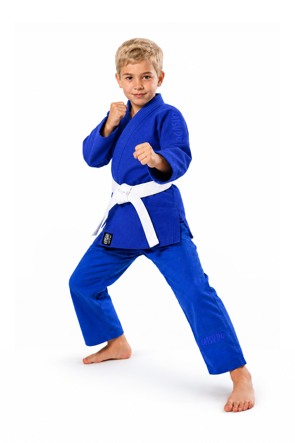 Kimono da Jiu Jitsu bambino Katsudo Kio, blu