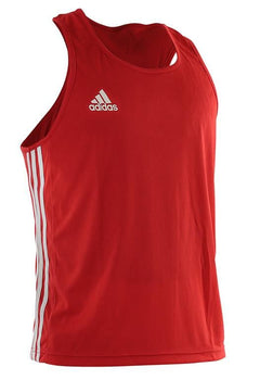 Adidas αμάνικη φανέλα πυγμαχίας AIBA II, κόκκινο