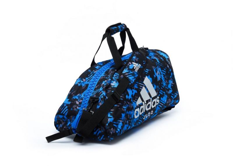 Adidas judo taška Camo, modrá