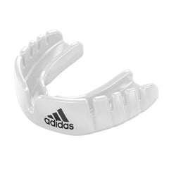 Adidas Junior kids' mouthguard Opro Snap-Fit, white