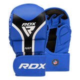 RDX grapplingové rukavice Aura+ T17, modro-čierne