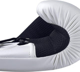 Adidas boxerské rukavice Hybrid 250, bielo-čierne