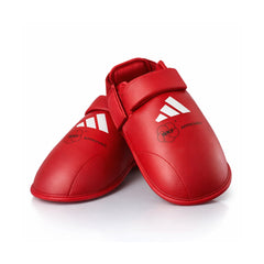 Adidas προστατευτικά κουντεπιέ εγκεκριμένα από WKF, κόκκινο