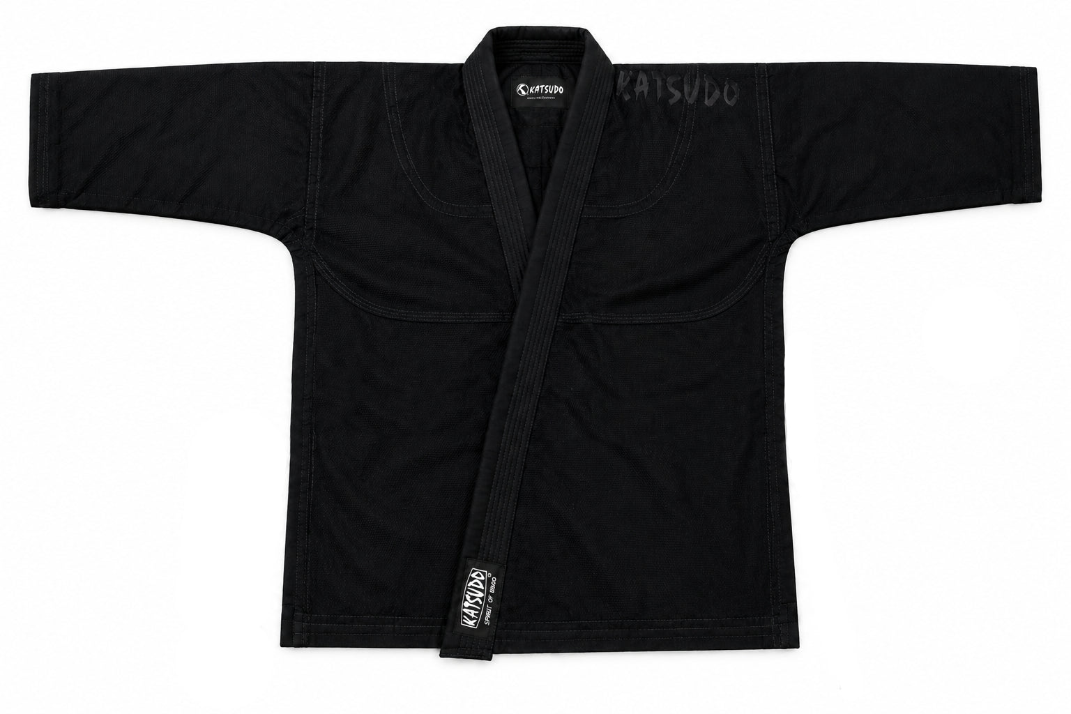 Kimono da Jiu Jitsu donna Katsudo Yori 550g, nero
