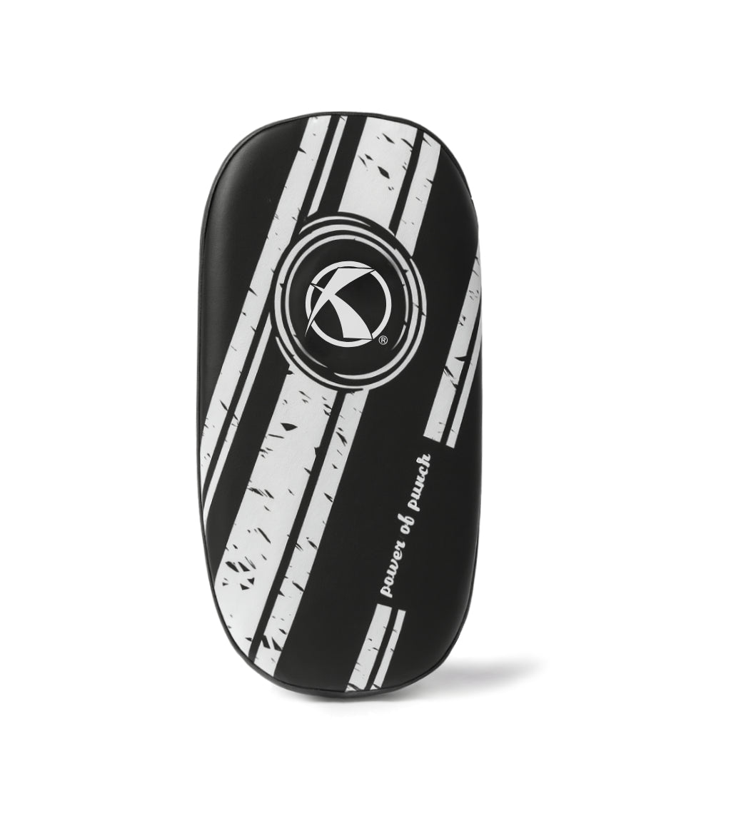 Katsudo kožené arm makiwary Curve 2ks, biela-čierna
