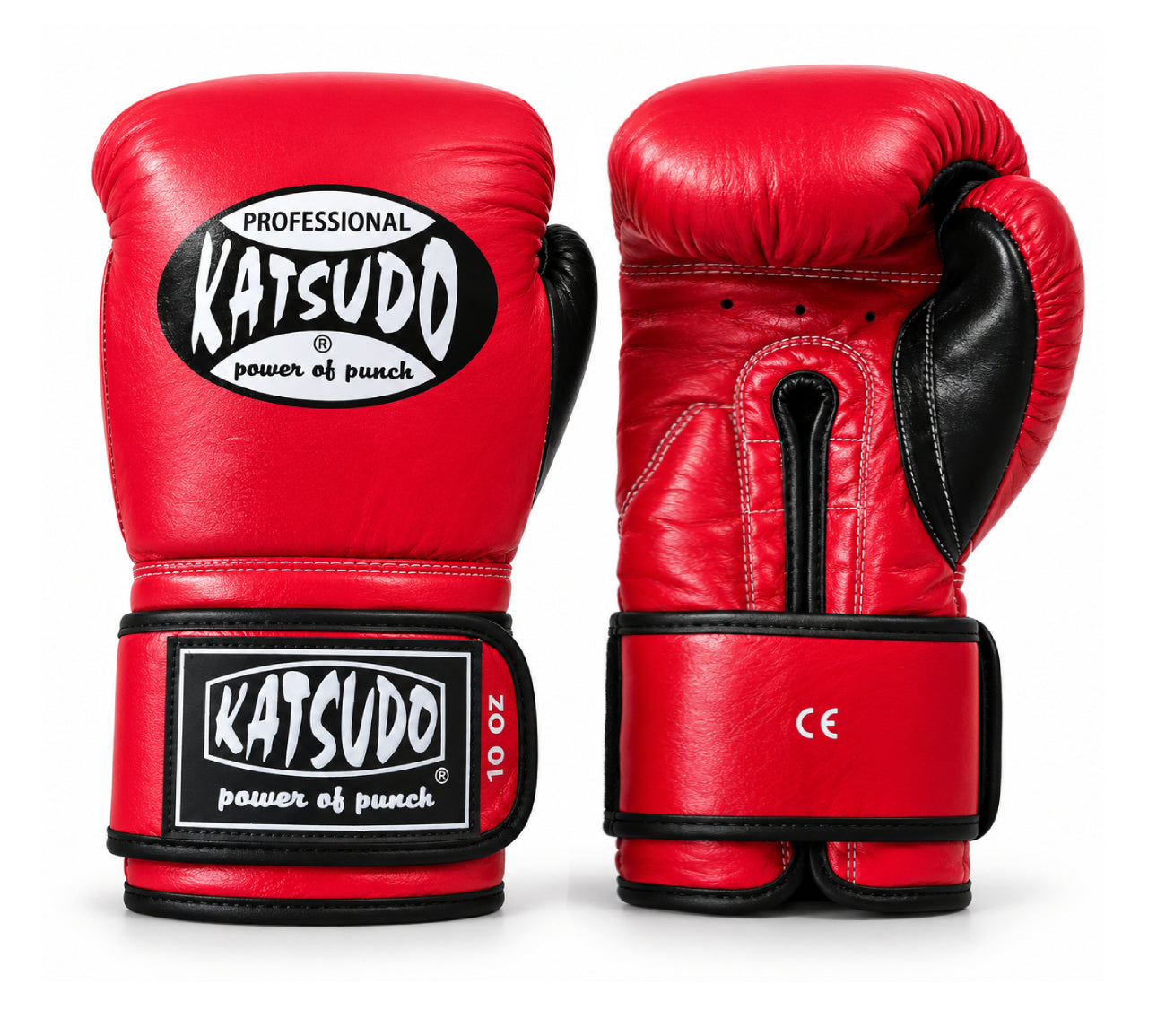 Katsudo box rukavice Profesional, červené