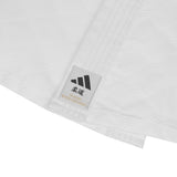 Adidas JU κιμονό με μαύρες ρίγες Club 350g, λευκό