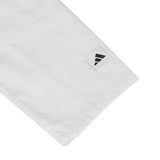 Adidas JU κιμονό με μαύρες ρίγες Club 350g, λευκό