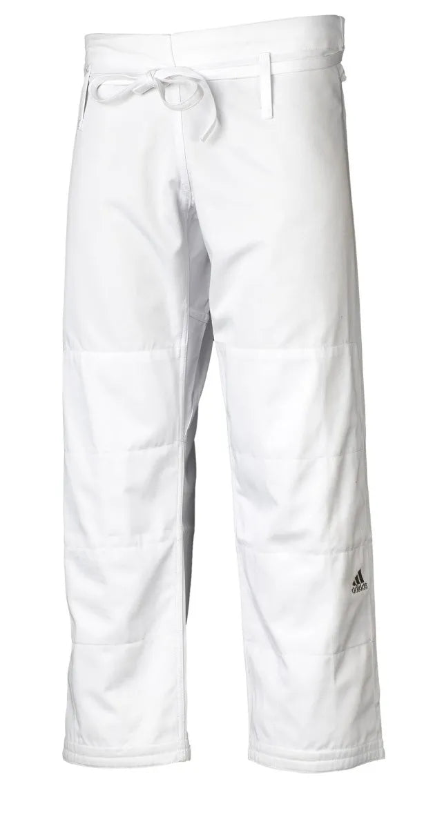 Adidas kimono da judo Contest Silver 650g, bianco