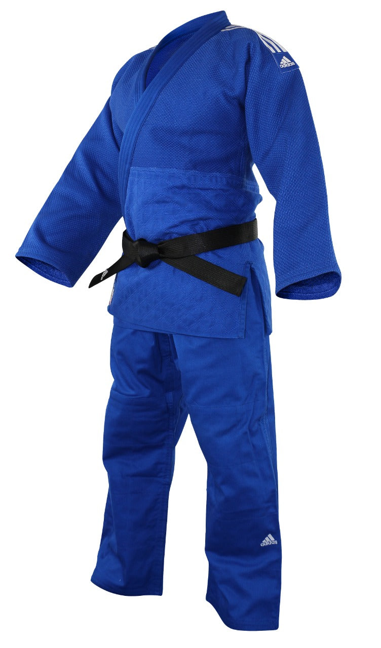 Adidas kimono da judo J930 IJF 930g, blu