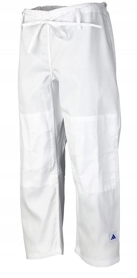 Adidas JU kimono s modrými pásmi Club 350g, biele
