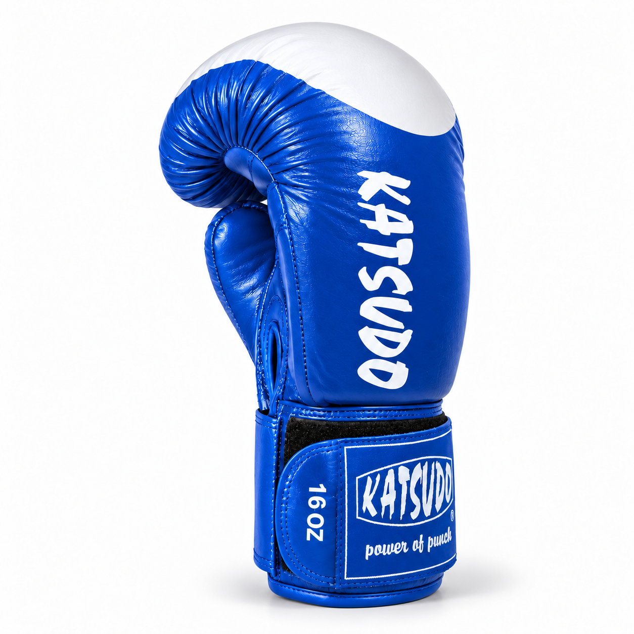Katsudo boxing gloves with target pad Champ III, blue
