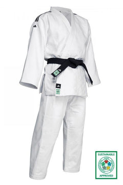 Adidas κιμονό τζούντο Champion III IJF 750g, λευκό
