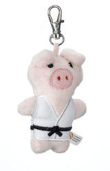 DAX plush karate keychain Pig