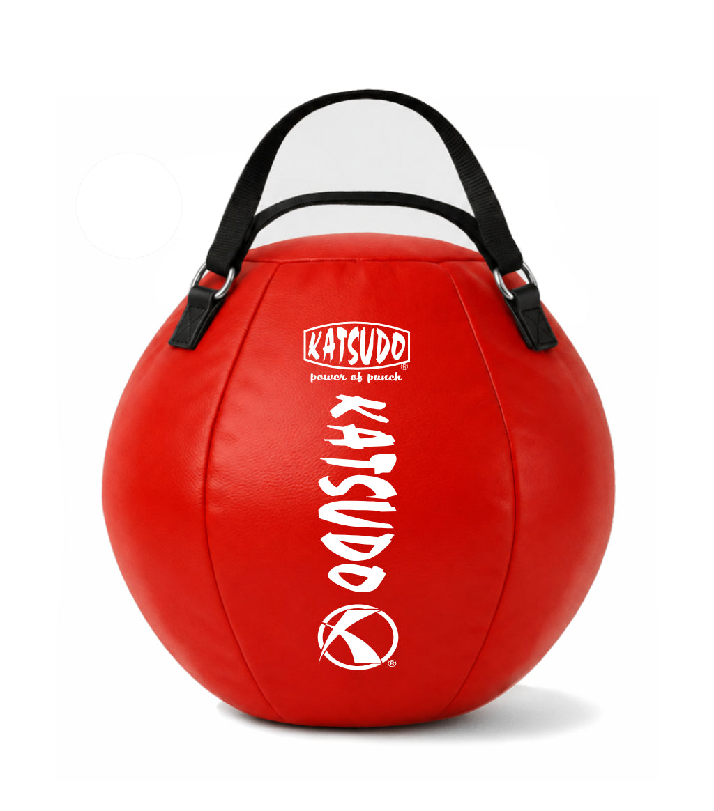 Katsudo box guľa Leodor s popruhom, červená