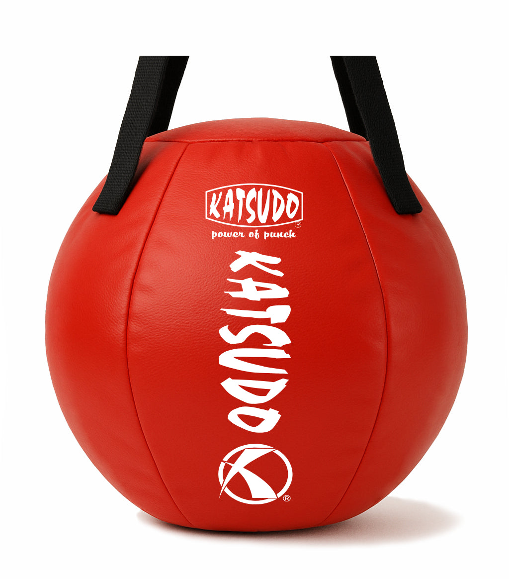 Katsudo box guľa s popruhom Leodor, červená