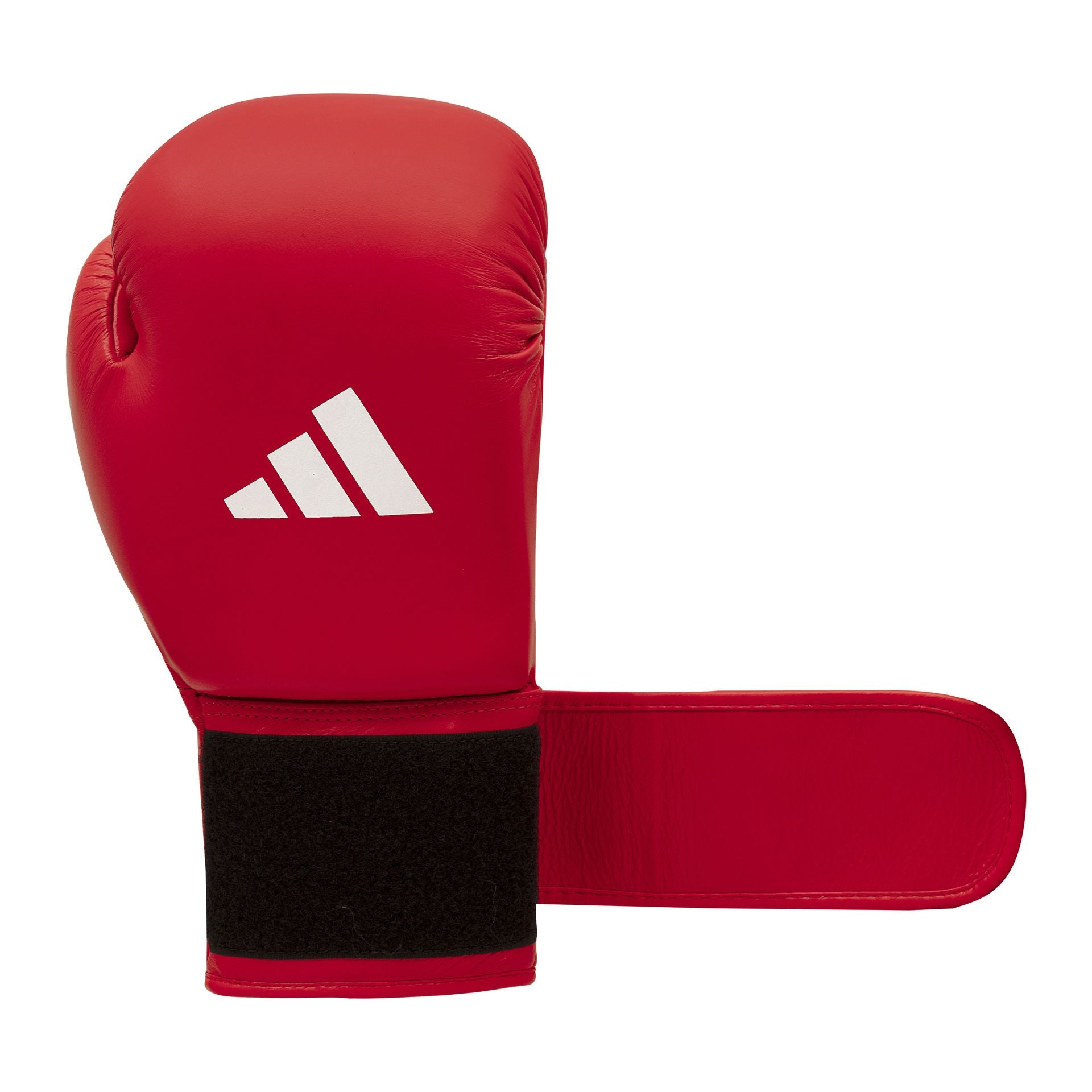 Adidas leather gloves World of boxing, red