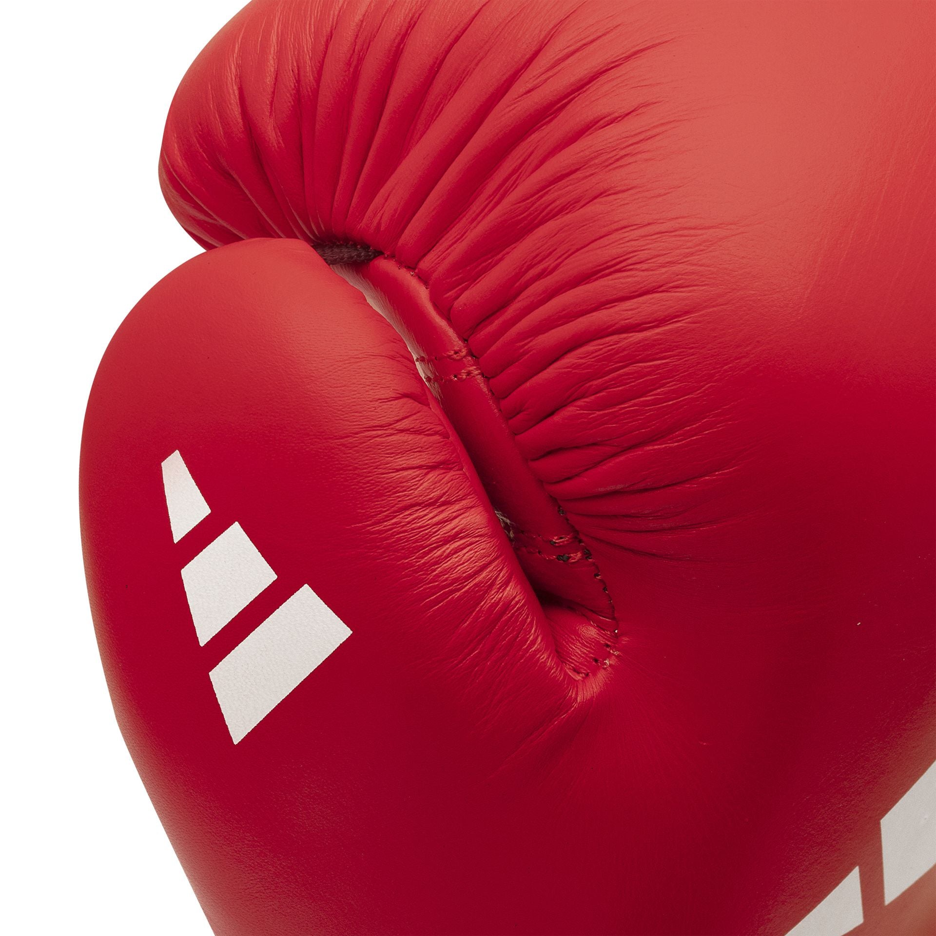 Adidas leather gloves World of boxing, red