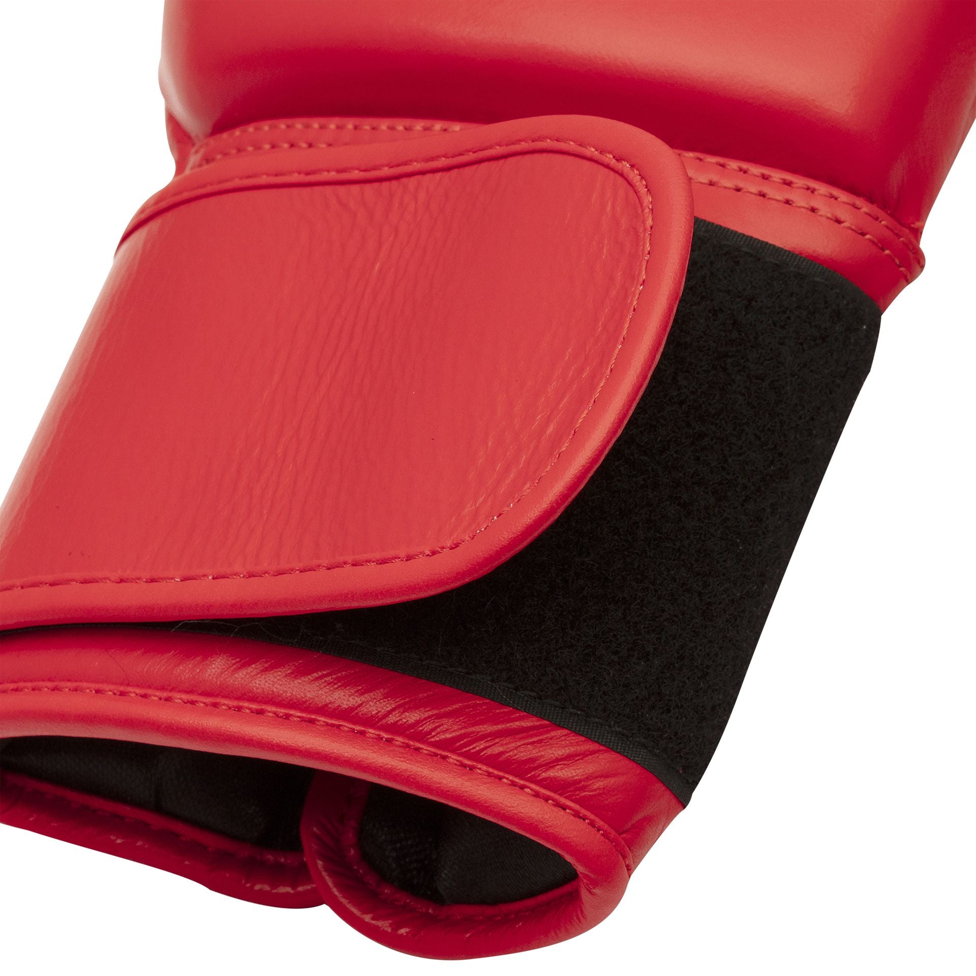 Adidas leather gloves World of boxing, red