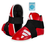 Adidas kickbox papuče Super Safety Kicks, červené
