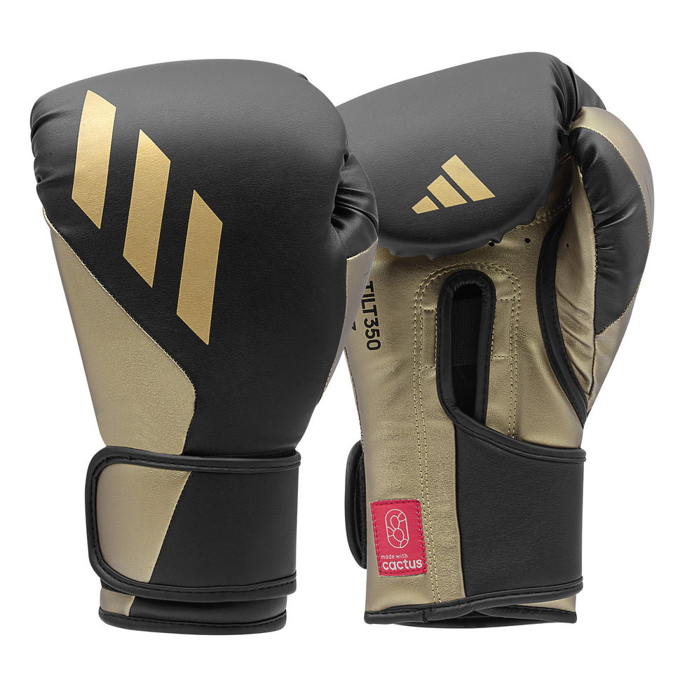Adidas SPEED TILT 350V Pro boxerské rukavice, čierno-zlatá