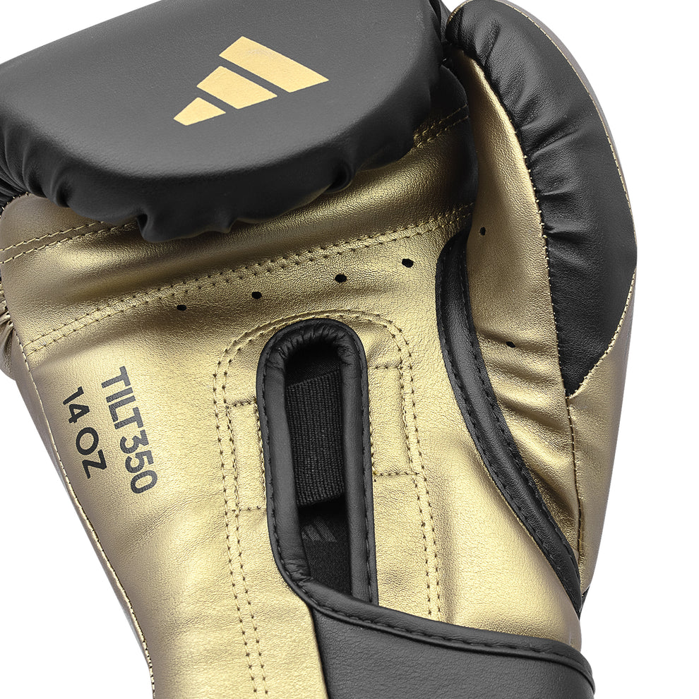 Adidas SPEED TILT 350V Pro boxerské rukavice, čierno-zlatá