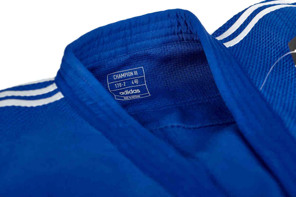 Adidas JU kimono Champion III IJF 750g, modré