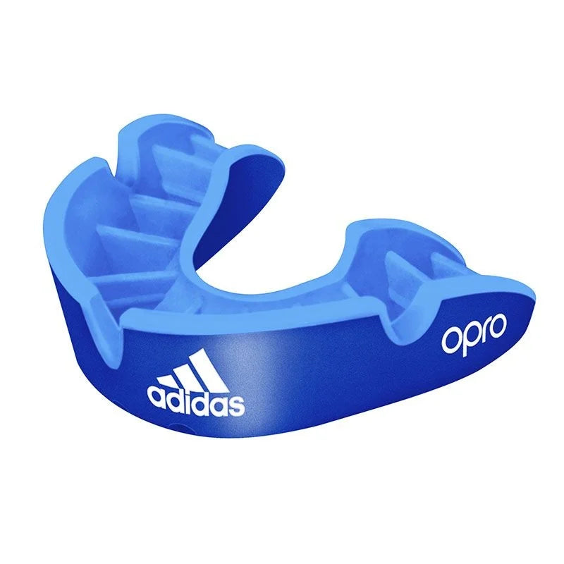 Adidas chránič zubov 4. generácie Opro Silver Junior, modrý