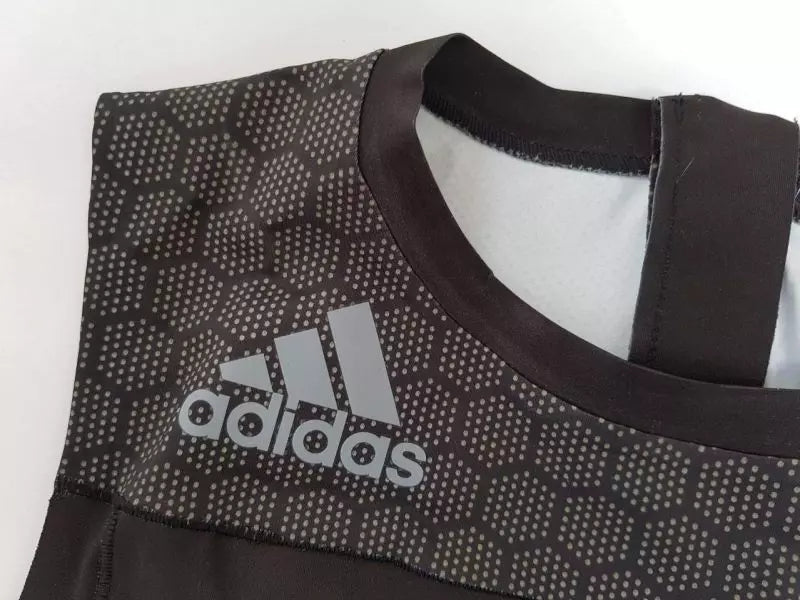 Adidas dámsky vzpieračský dres Leistung, čierny