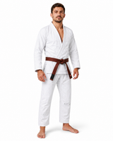Katsudo Daiki Jiu Jitsu kimono 450g, biele