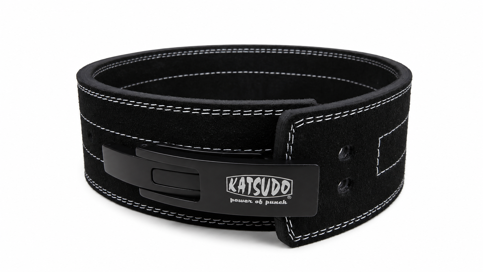 Katsudo BrutalBane powerlifting belt with lever buckle, black