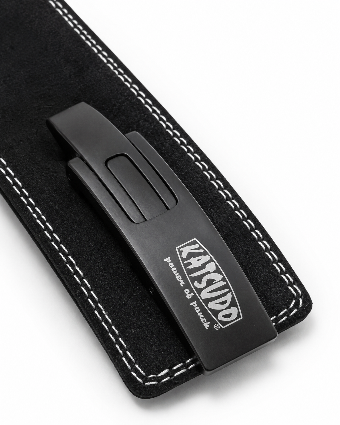 Katsudo BrutalBane powerlifting belt with lever buckle, black