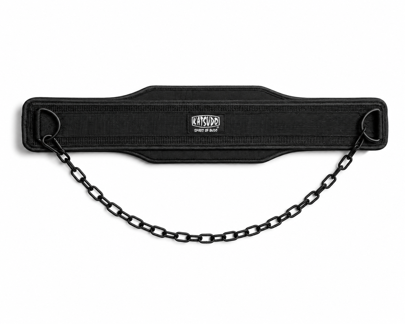 Cintura fitness Katsudo ChainBeast in neoprene, nera