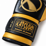 Katsudo box Rukavice Fight, čierno zlaté