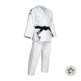Adidas JU kimono Champion III IJF Slim fit 750g , biele