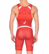 Asics zápasnícky dres, červený