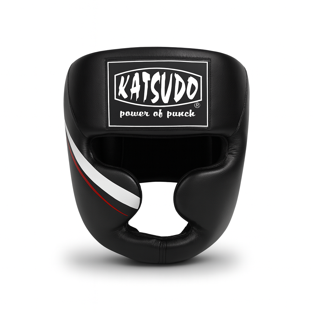 Katsudo Leather Head Guard FULL FACE