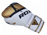 RDX box rukavice F7, bielo-zlaté