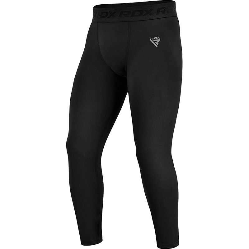 RDX MMA dlhé kompresné nohavice T15, čierne