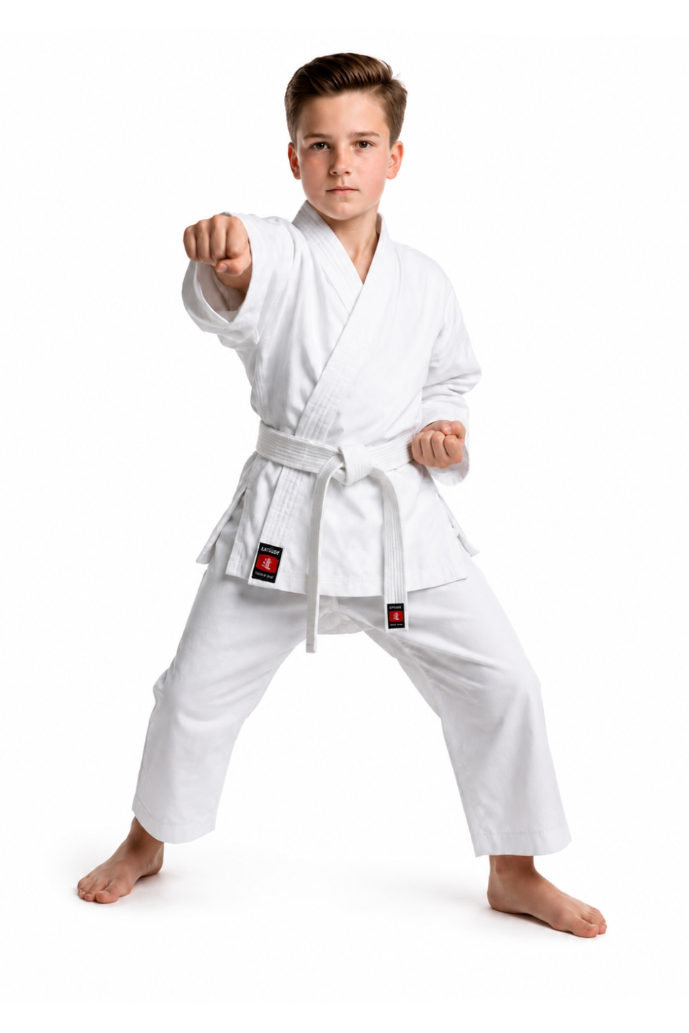Katsudo detské judo kimono Rei 350g, biele