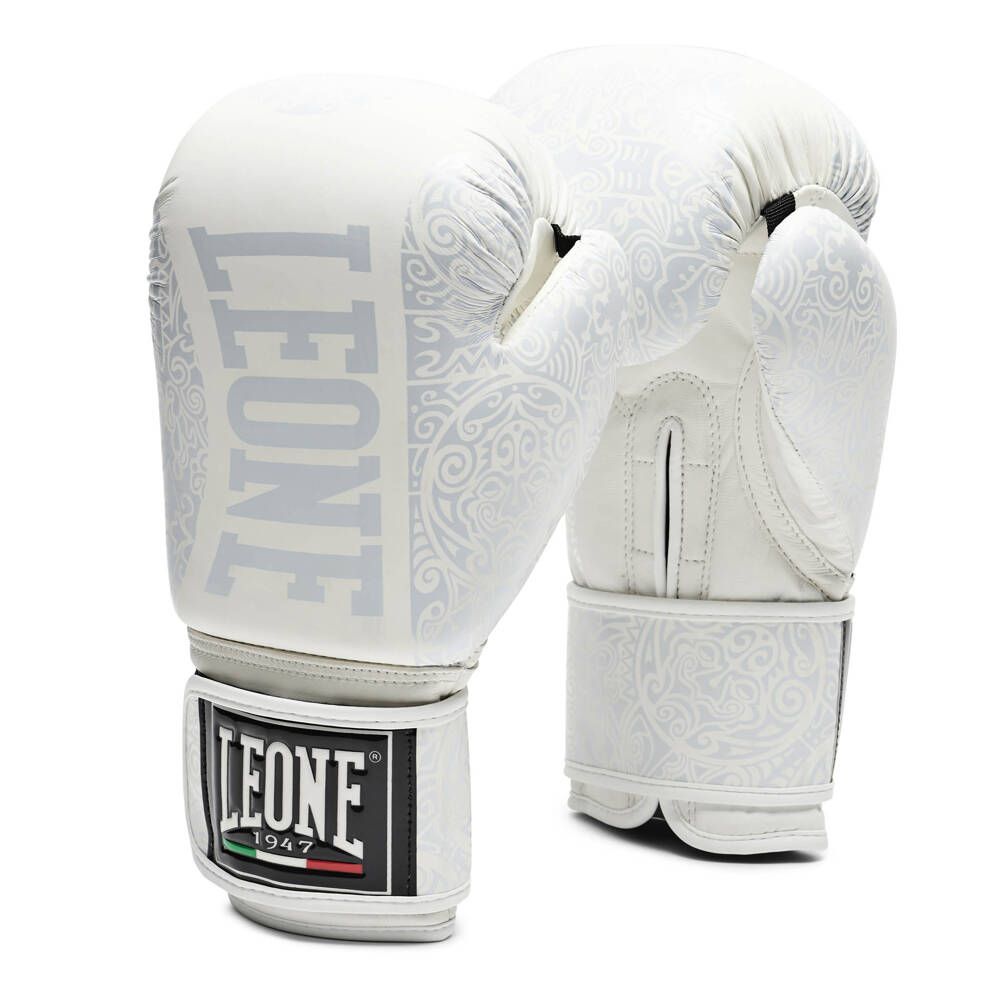 Leone box rukavice Maori, biele