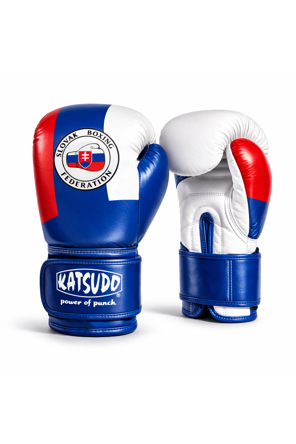 Katsudo SBF Wettkampf-Boxhandschuhe, blau