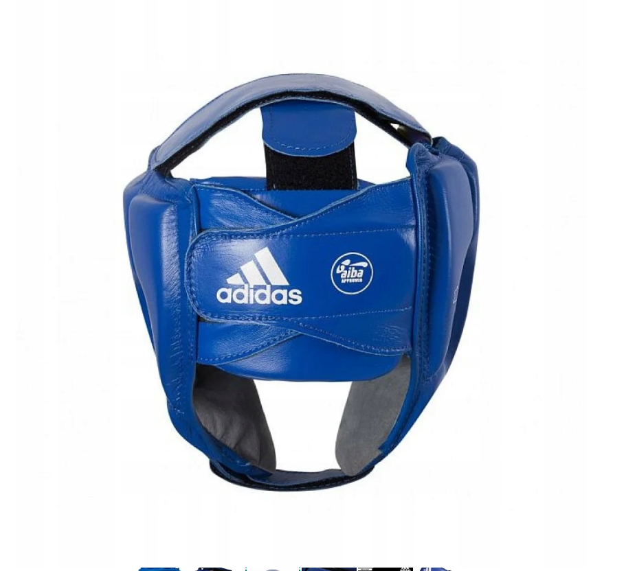 Adidas box prilba IBA, modrá
