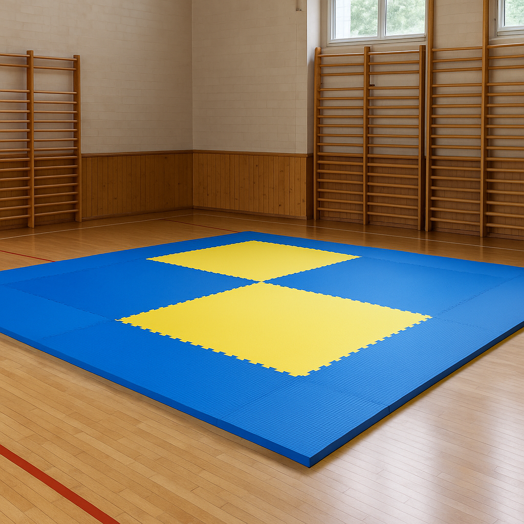 Katsudo tatami Original, modro žlté