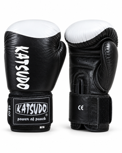 Katsudo boxing gloves with target pad Champ III, black